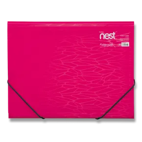 Dreiflügelige Boards mit FolderMate Nest aus Gummi in Pink